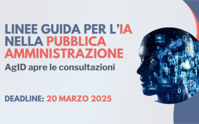 Intelligenza Artificiale nella PA: AgID apre la consultazione sulle prime Linee Guida